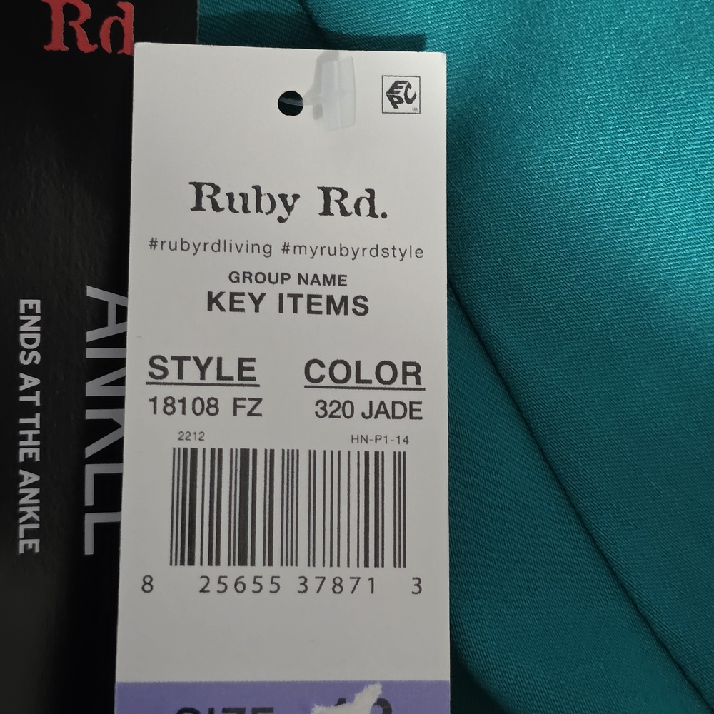 Ruby Rd Blue Ankle Jeans - Picture 7 of 10